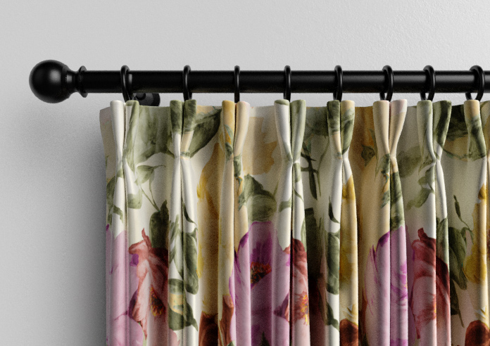 Amelia Faux Silk, Berry Blush - Made to Measure Curtain - Image 10